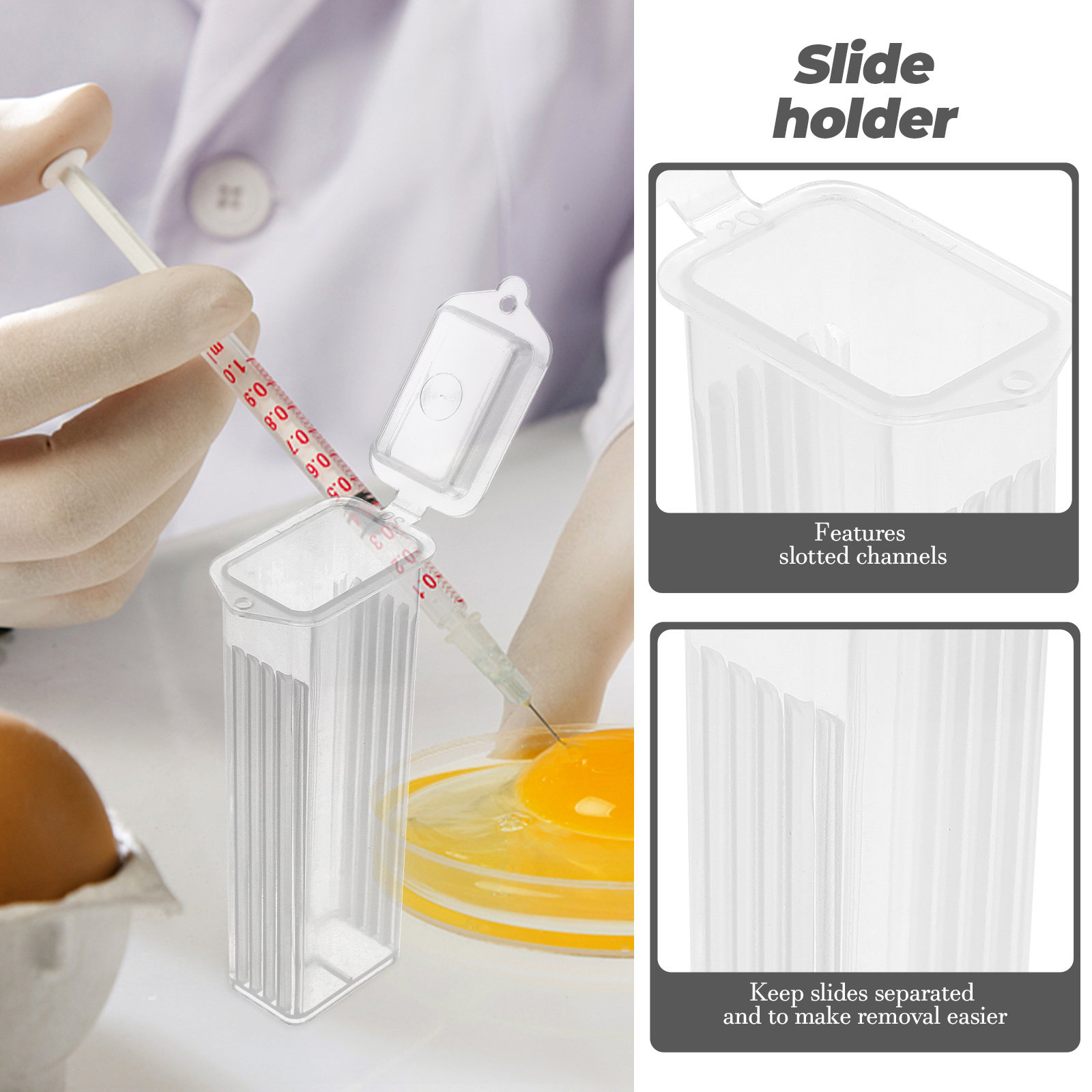 10 Adet Kaydırmalı Saklama Kut - Pathology Slide Storage incelemesi ve fiyatı