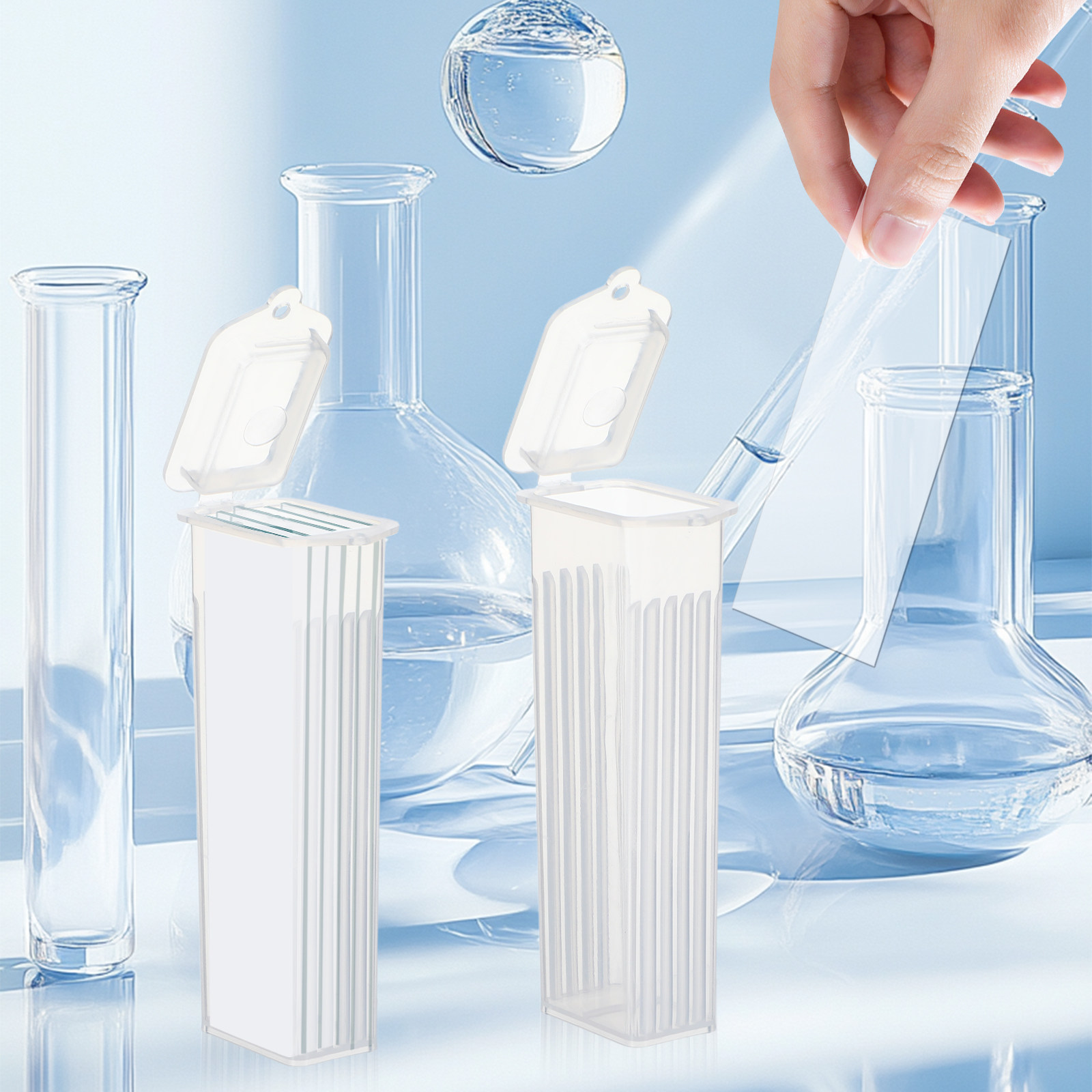 50 Adet Plastik PP Malzemeden  - Pathology Slide Storage incelemesi ve fiyatı