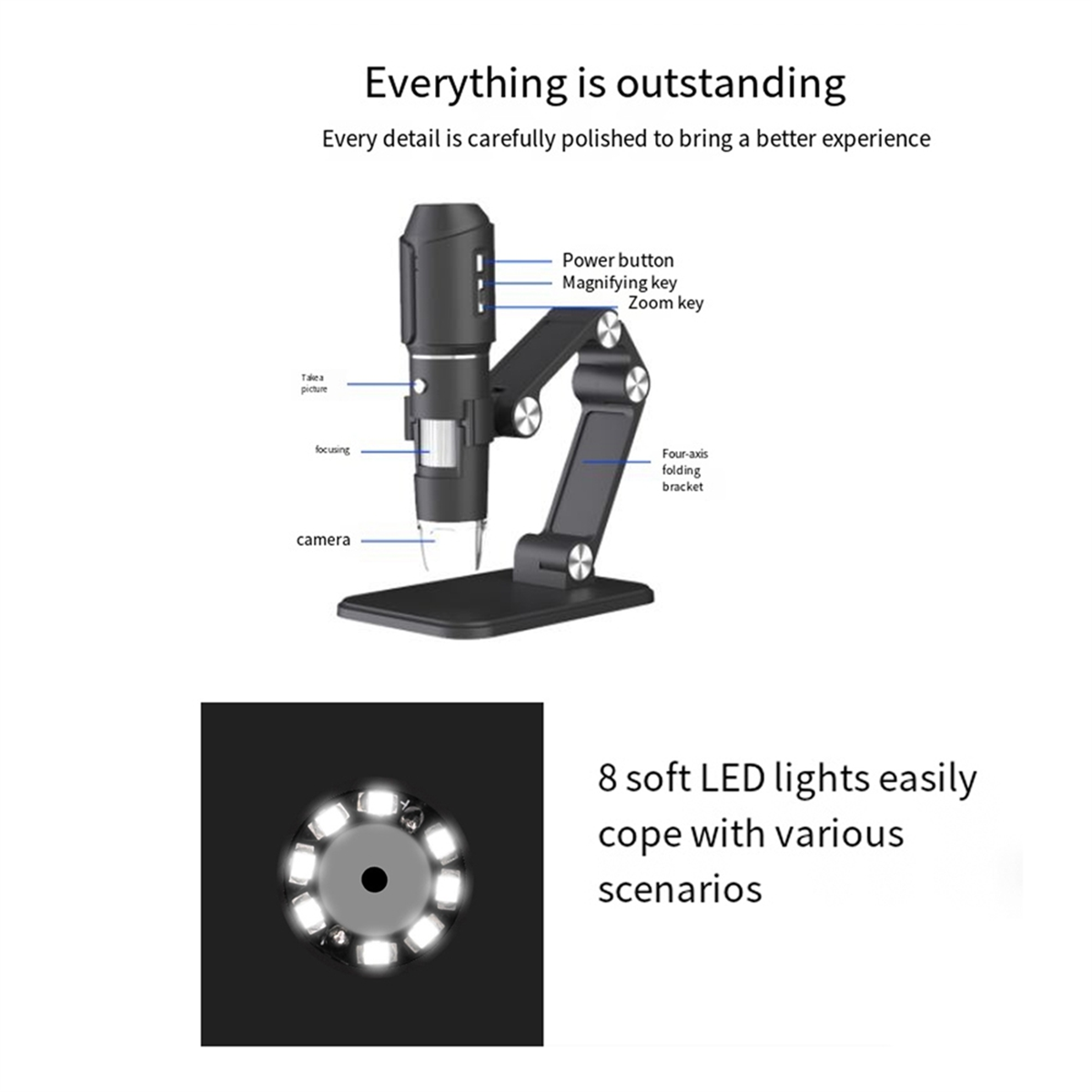 A06K Kablosuz Mikroskop, WiFi  - Digital Microscope incelemesi ve fiyatı