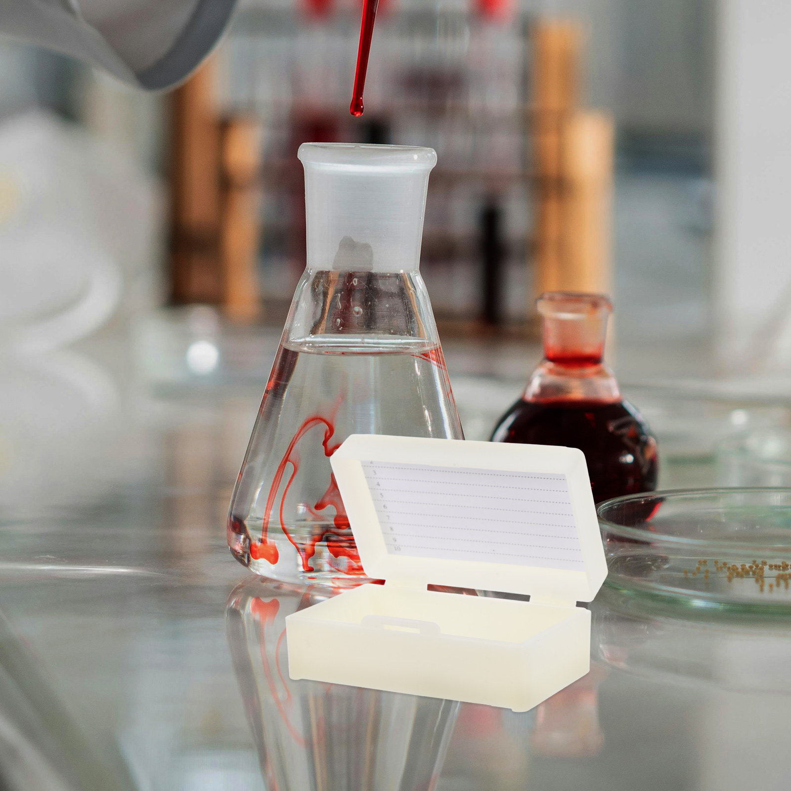 10'lu Mikroskop Lamı Saklama K - Pathology Slide Storage incelemesi ve fiyatı